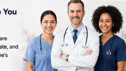 Doctors and nurses professional team
